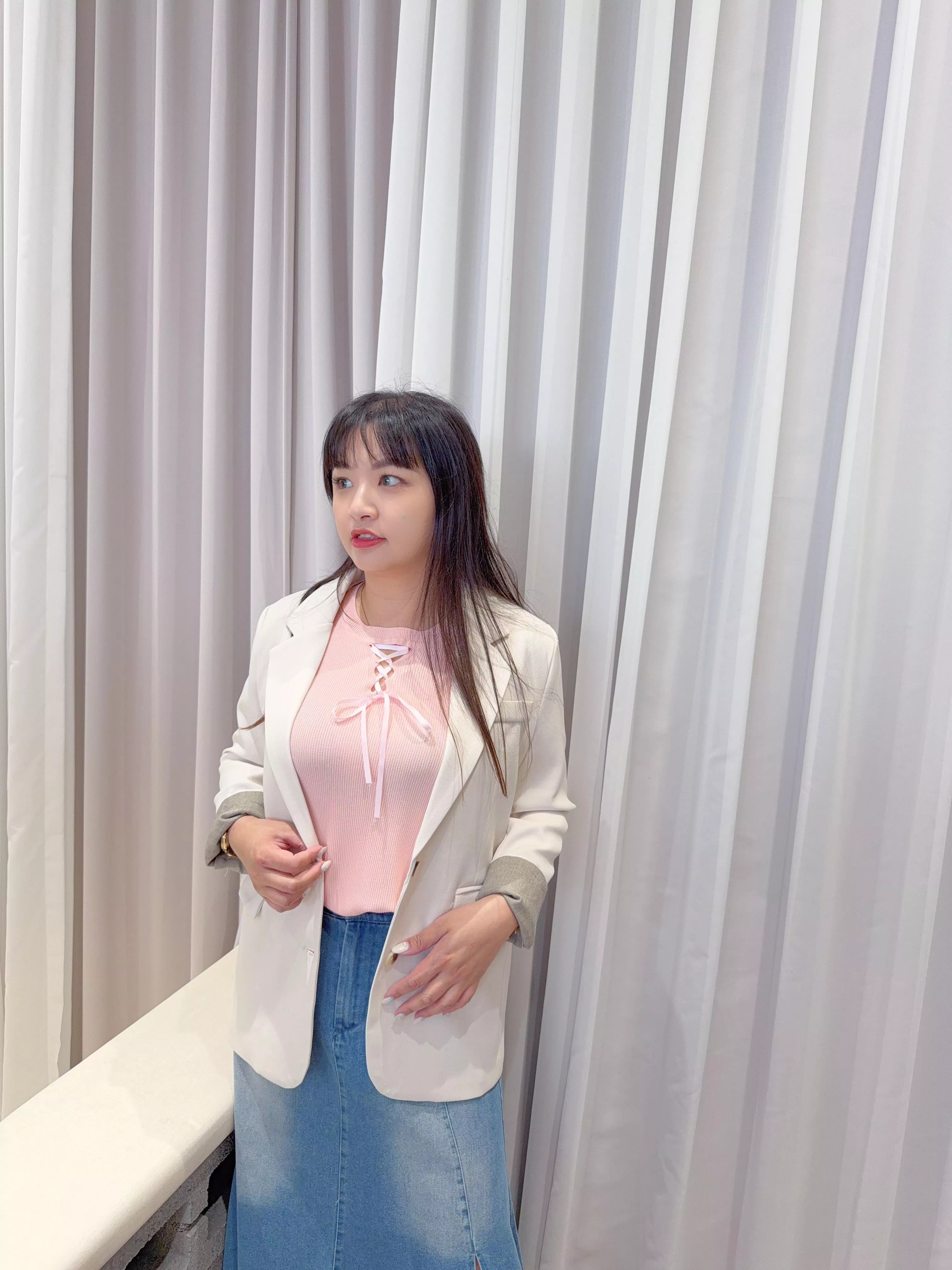 冰絲芭蕾綁帶背心