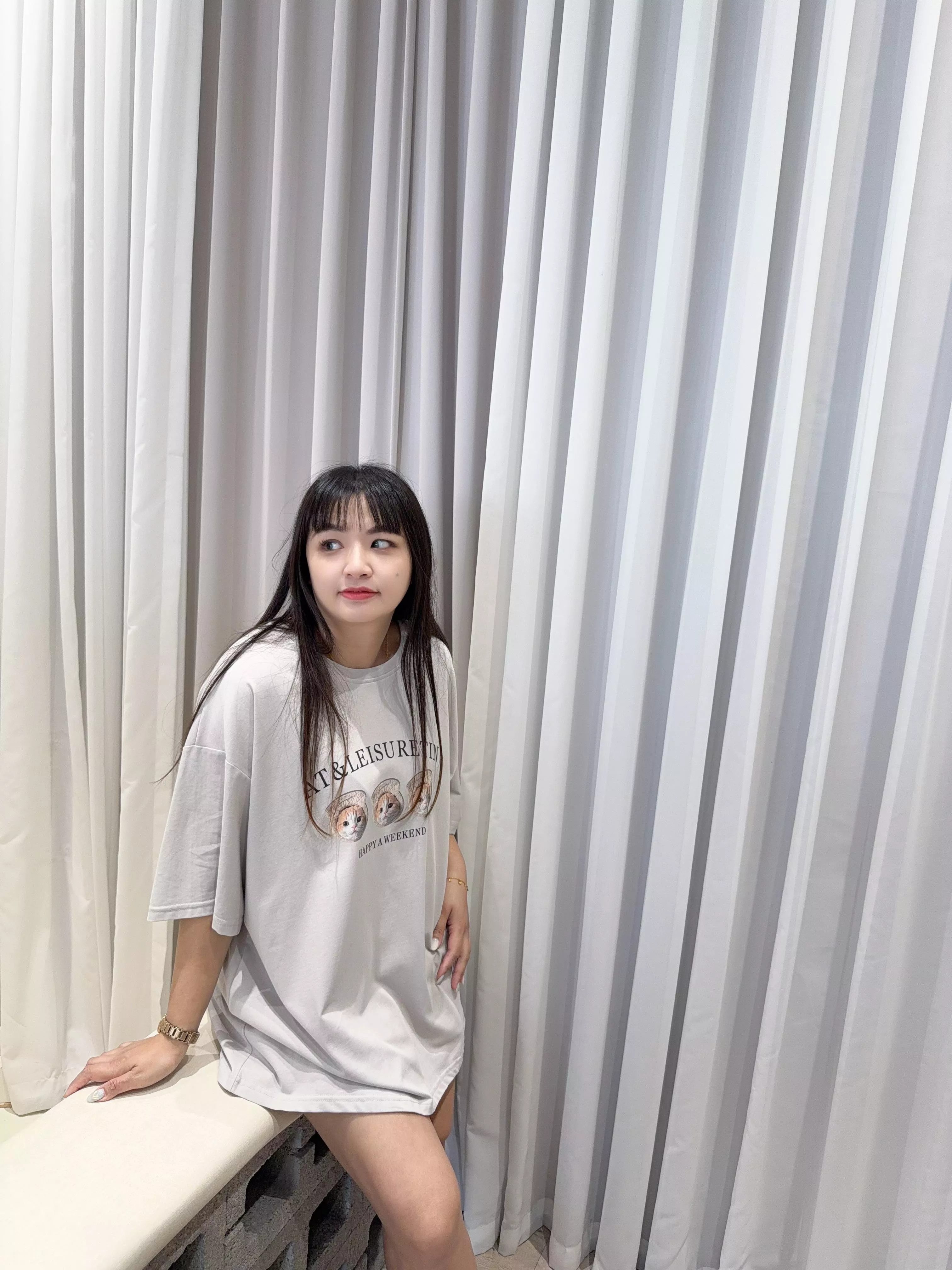 吐司貓咪Over Size Tee