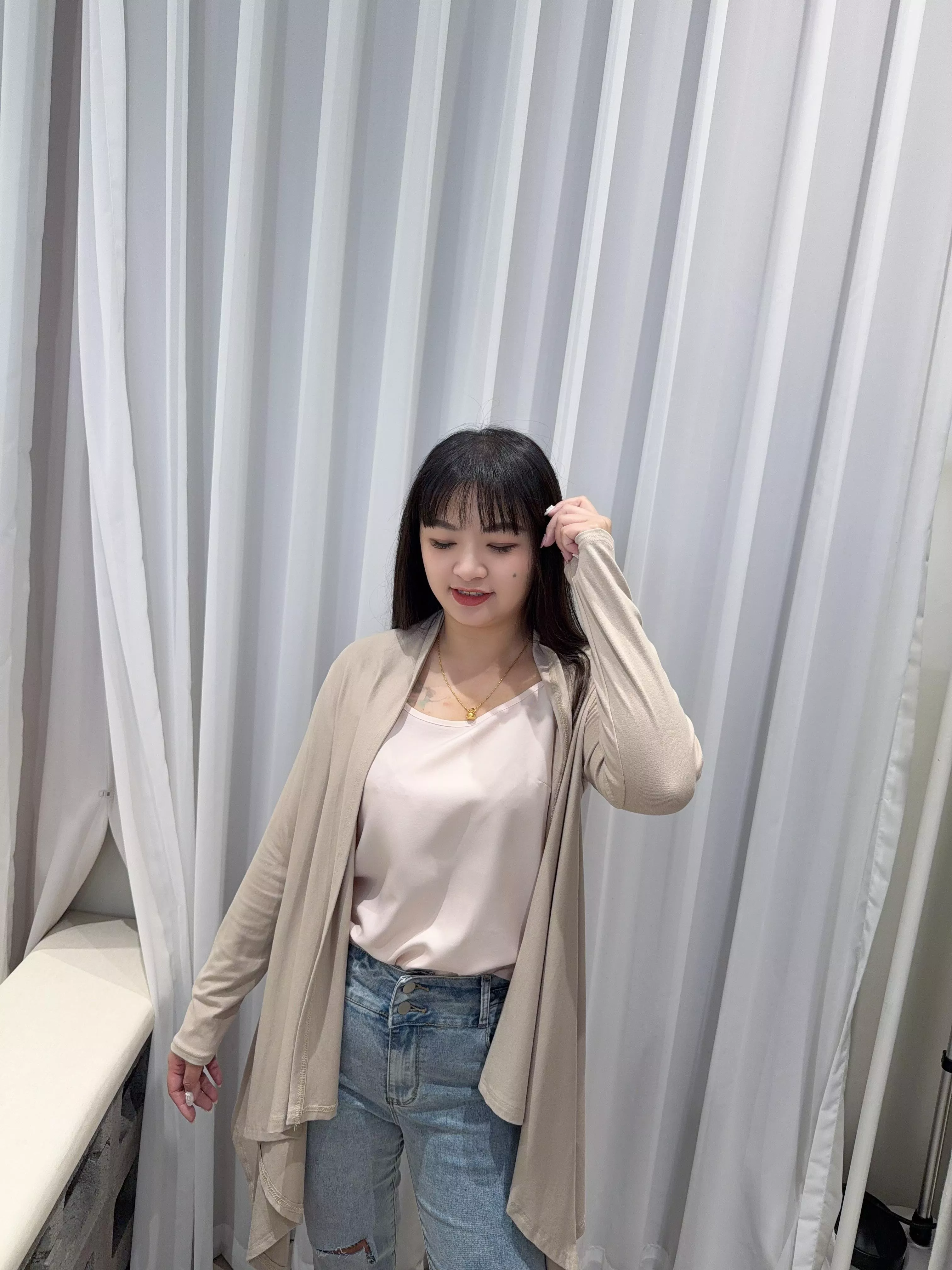 彈力設計感外套