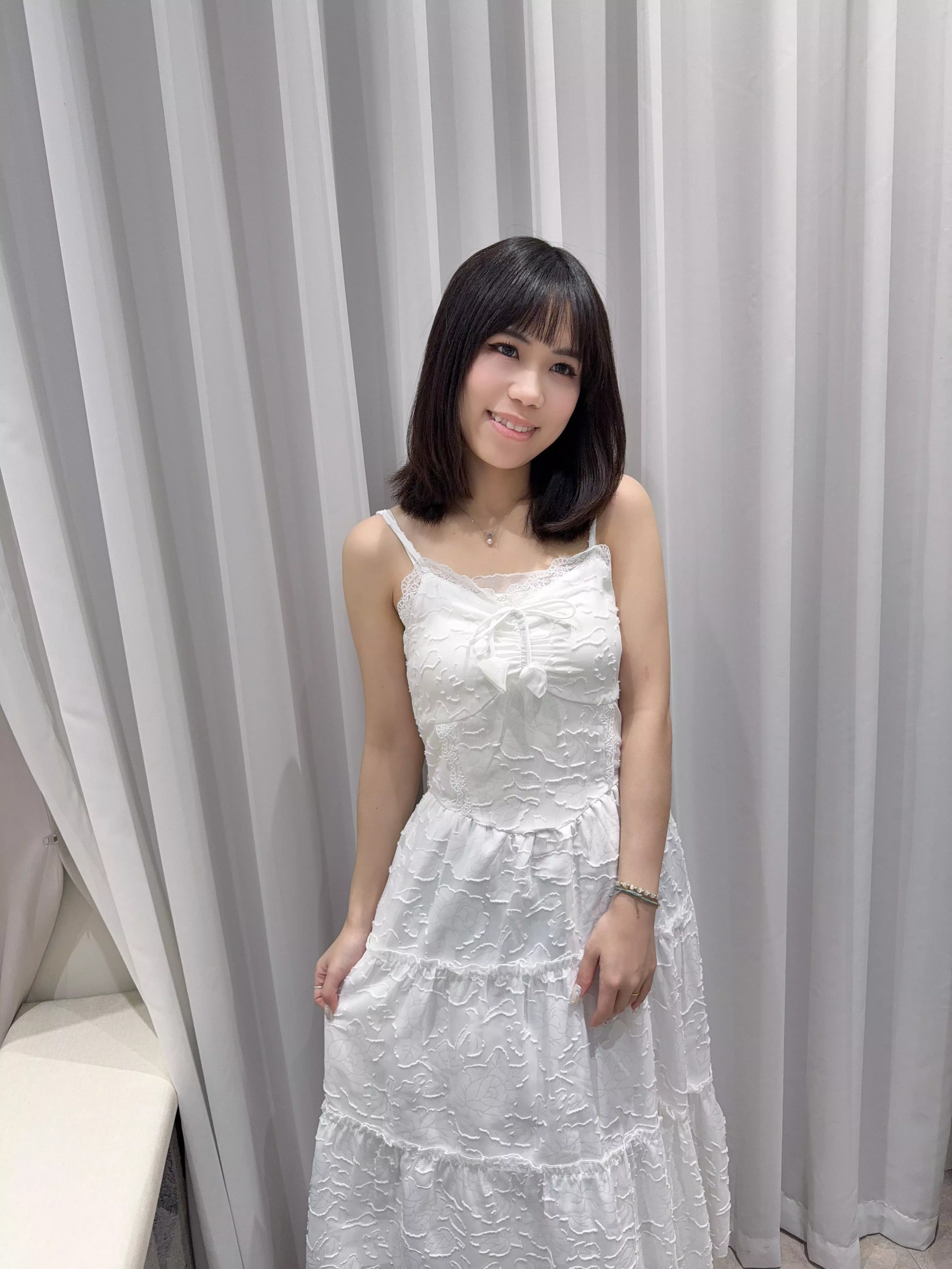 吊帶緹花公主洋裝