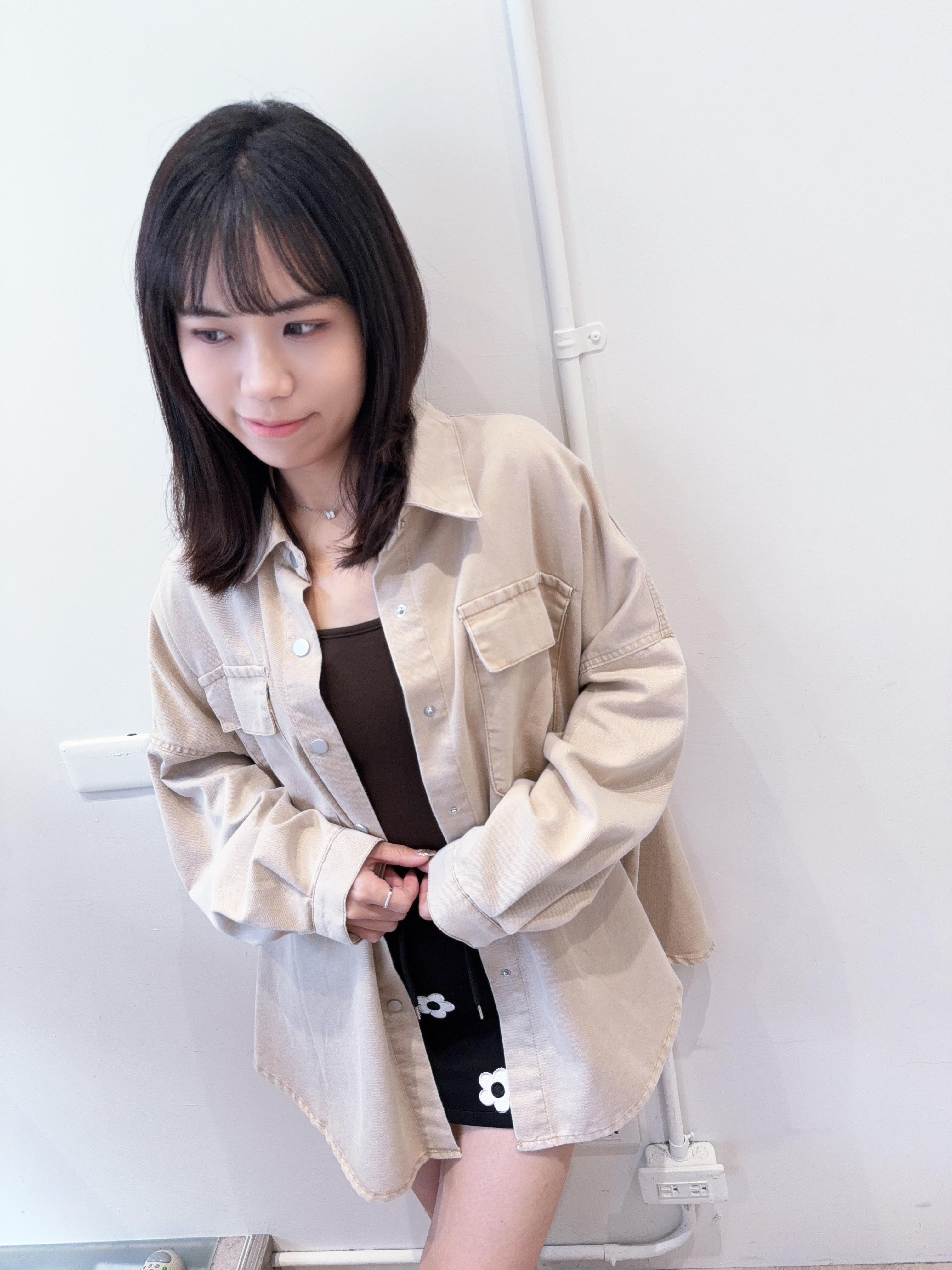 大口袋襯衫外套