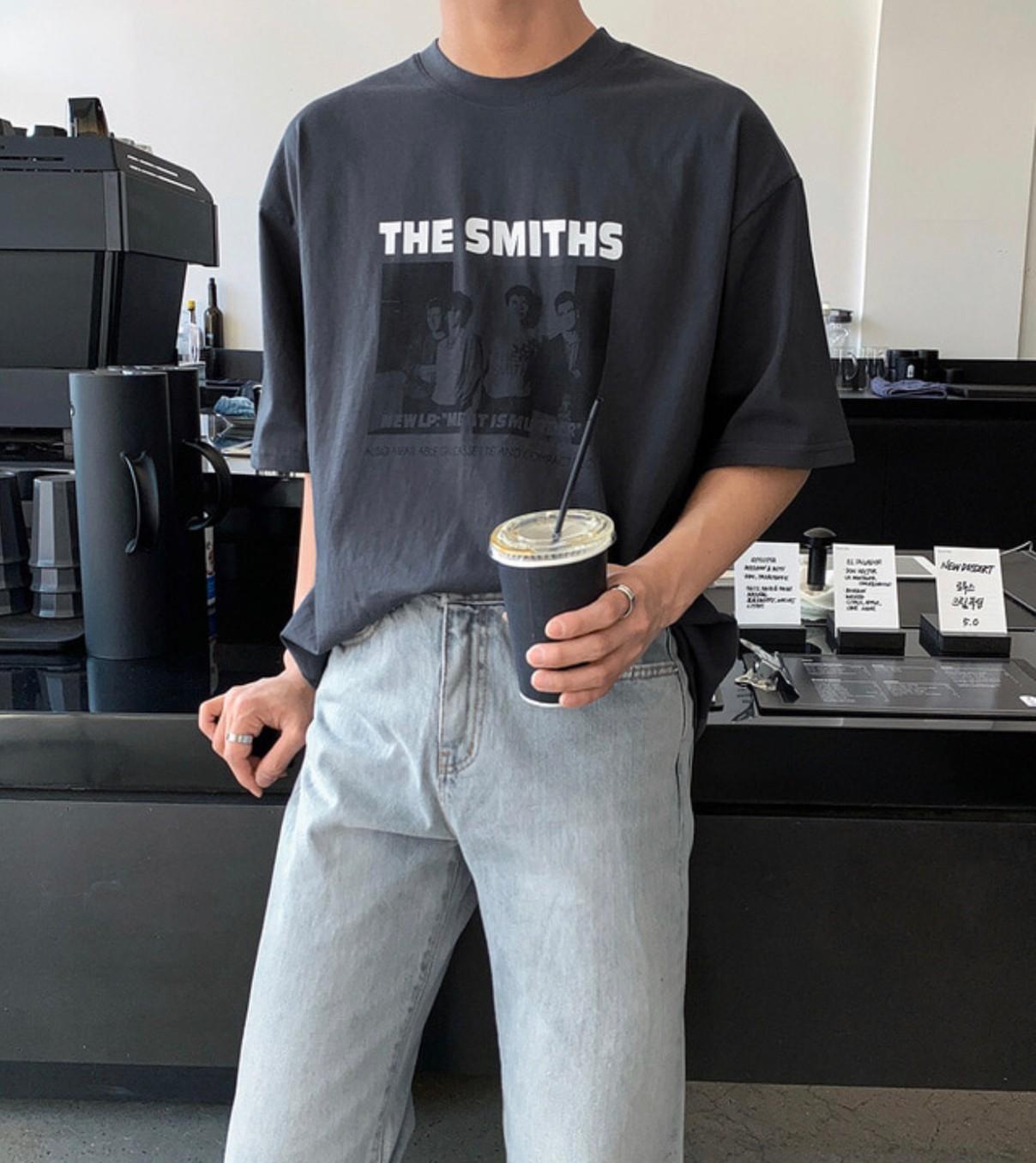 復古smiths短袖上衣-2色