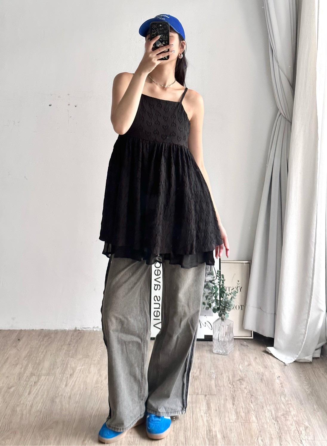 29683  可愛細節愛心壓紋洋