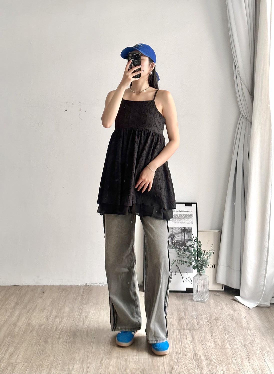 29683  可愛細節愛心壓紋洋