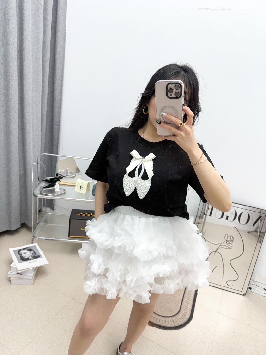 2611   串珠芭蕾舞鞋蝴蝶結T