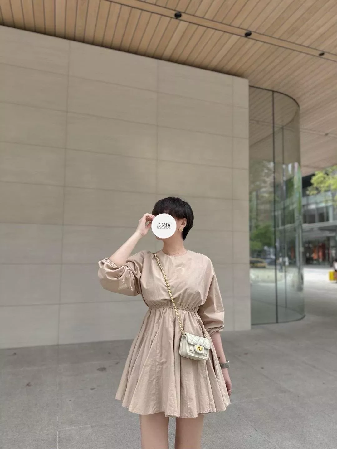 28378    北歐棉完美傘擺A字短洋