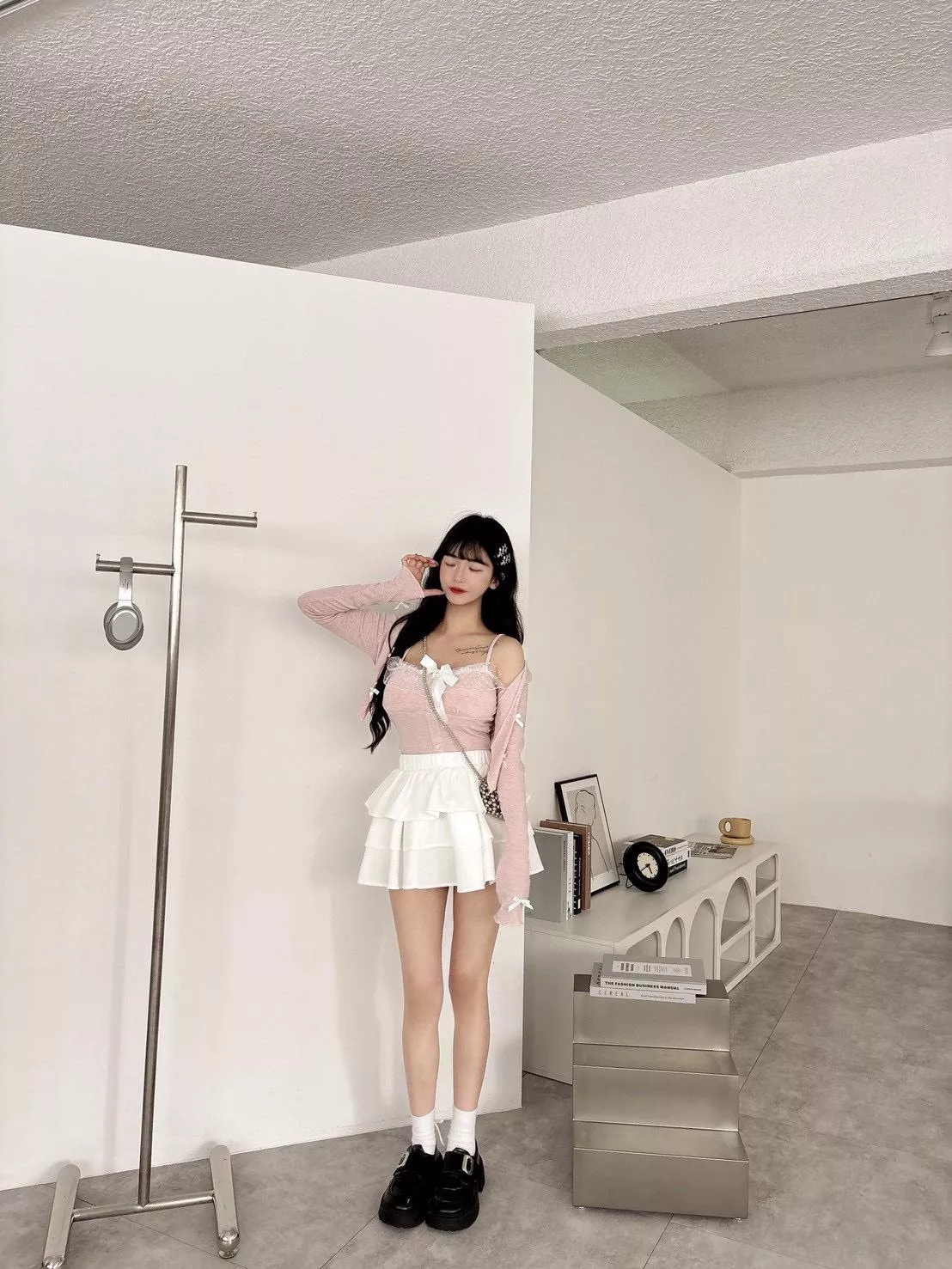 7039  純慾蛋糕裙三件套