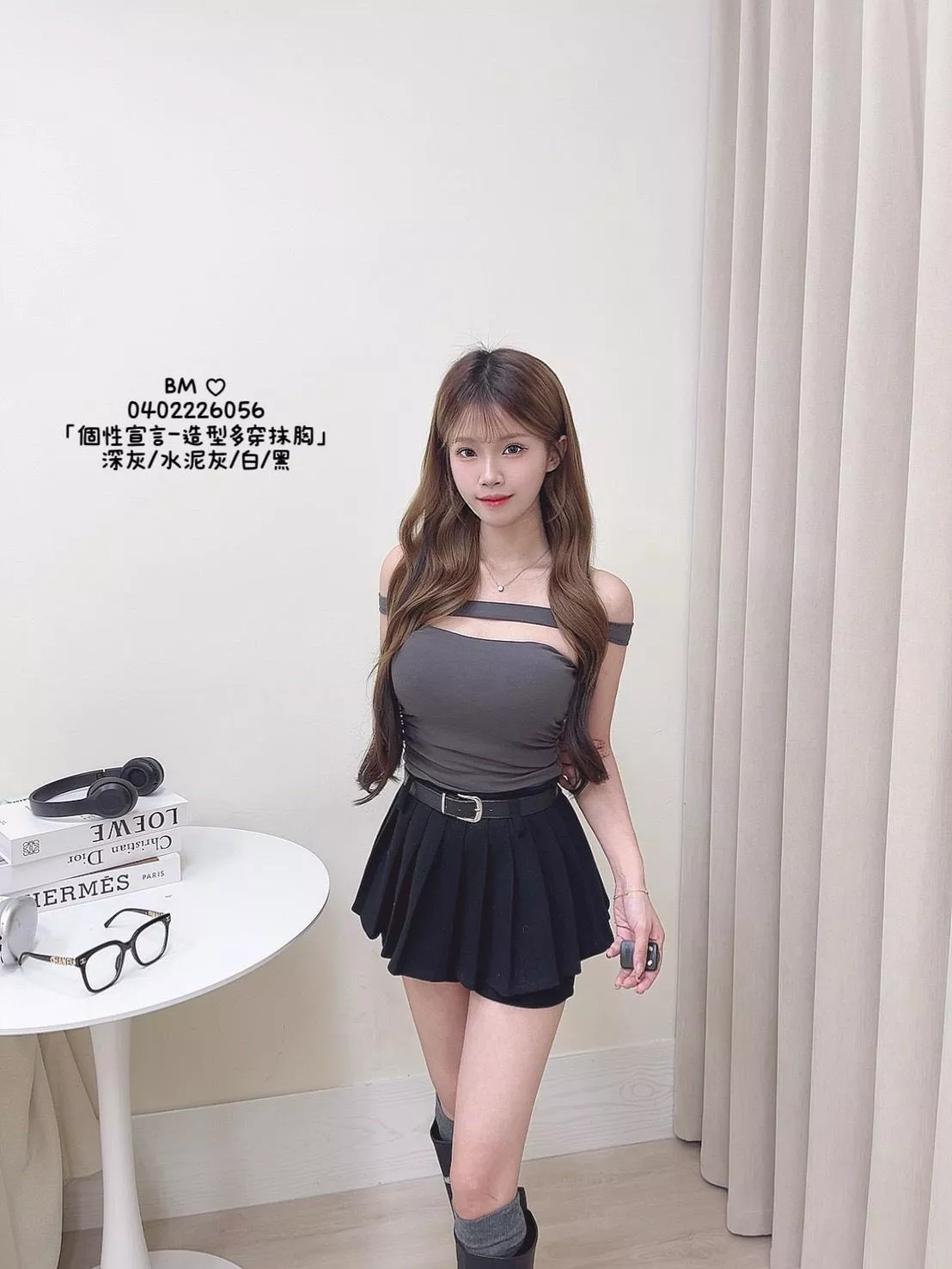 6056   個性造型多穿抹胸