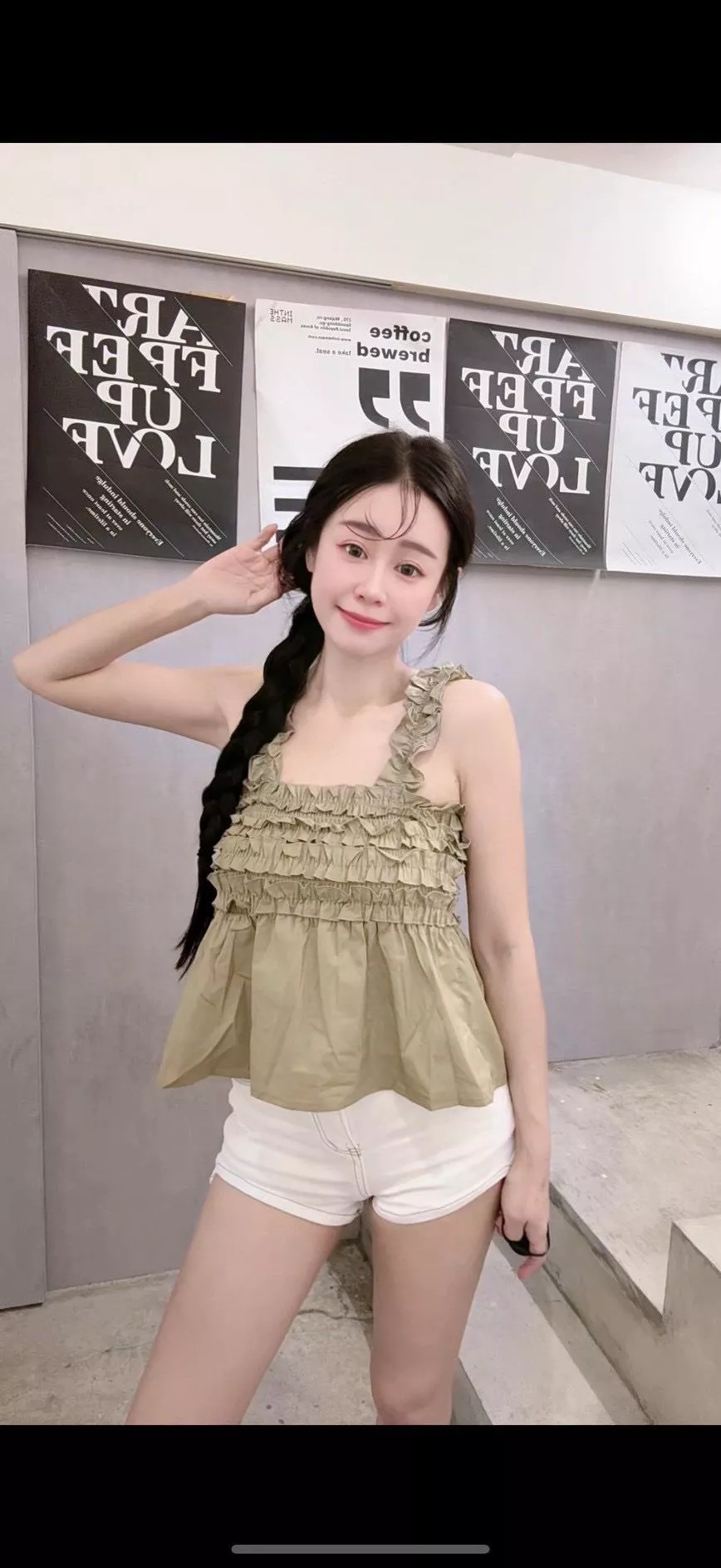 6180   波浪鬆緊背心