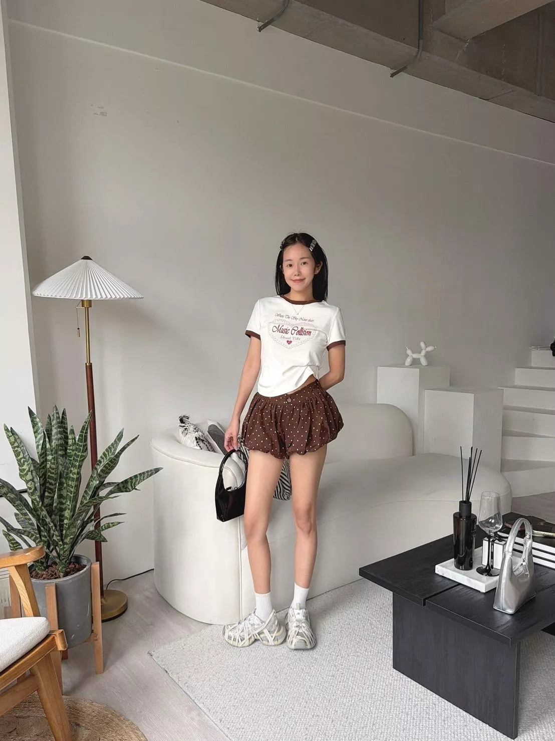 920   圓點挺版雲朵裙