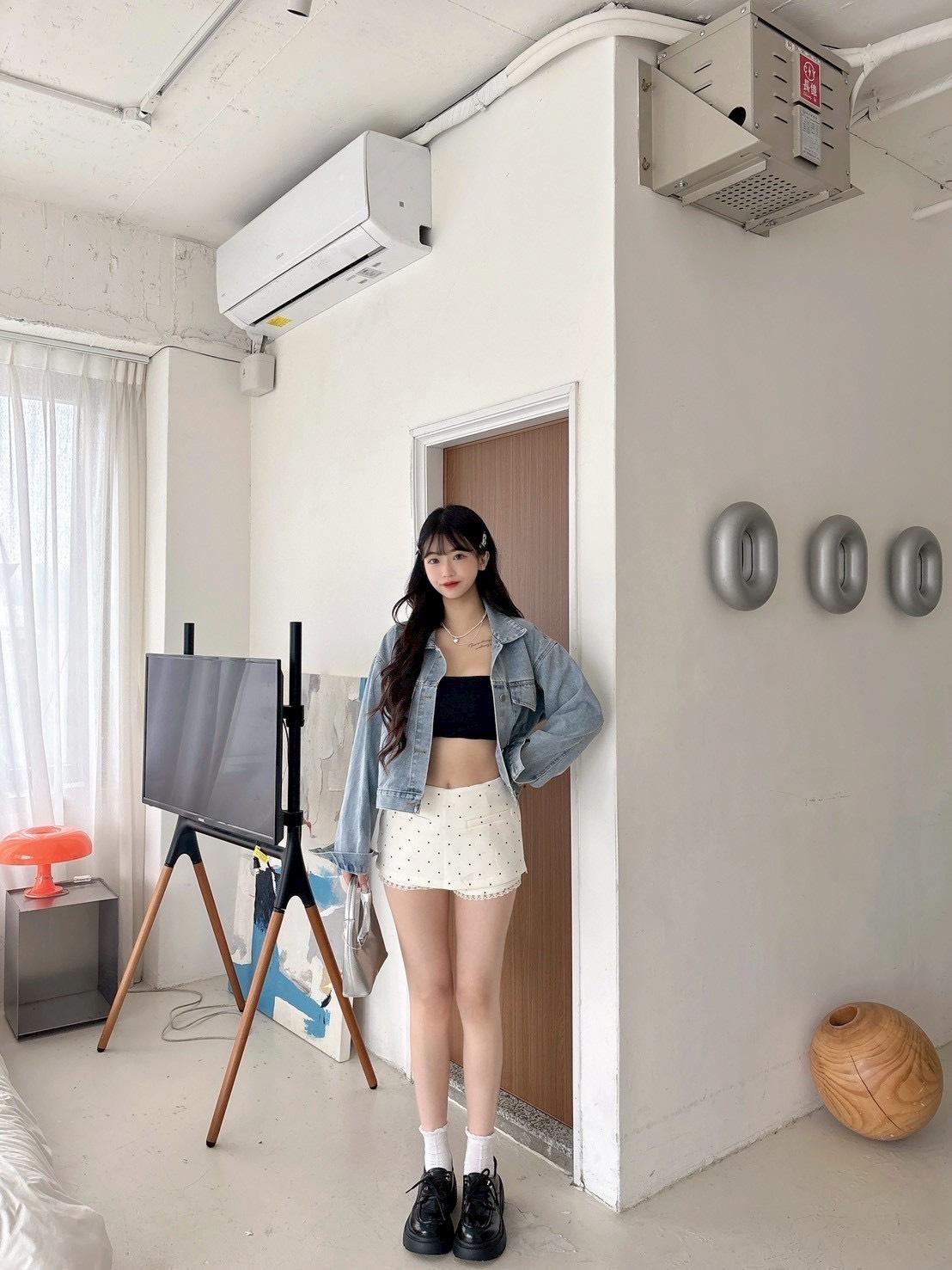 804   字母亮鑽牛仔外套