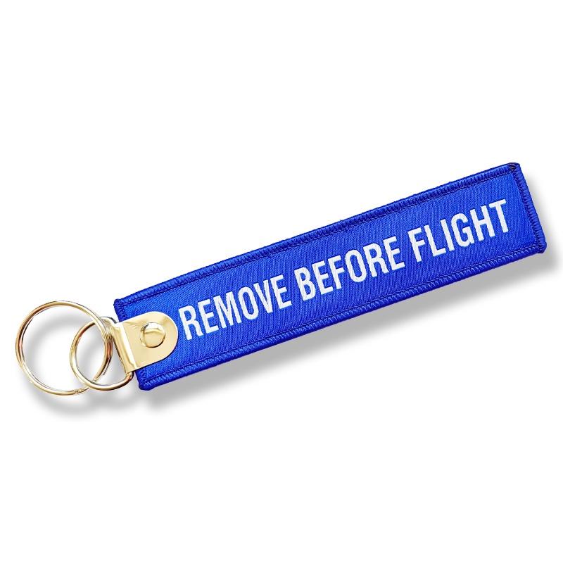ANA 全日空 777 飛行前拆除 REMOVE BEFORE FLIGHT CREW BAGGAGE 刺繡鑰匙圈