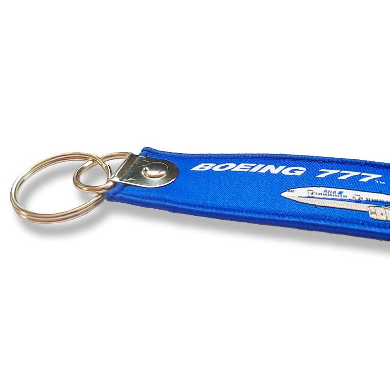 ANA 全日空 777 飛行前拆除 REMOVE BEFORE FLIGHT CREW BAGGAGE 刺繡鑰匙圈