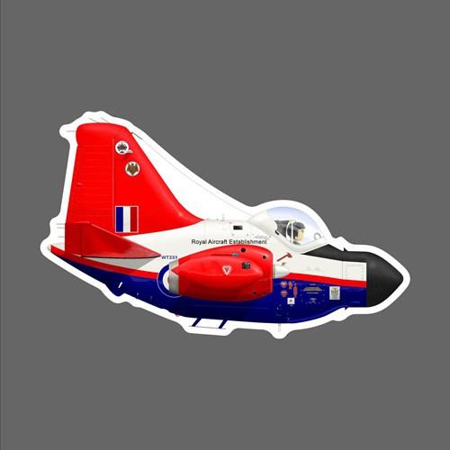 B-57轟炸機 坎培拉 Q版 軍機 防水3M貼紙 尺寸 90mm