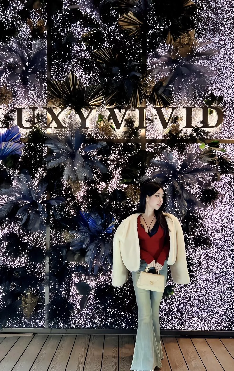 Cover激瘦無敵大長腿彈力喇叭褲