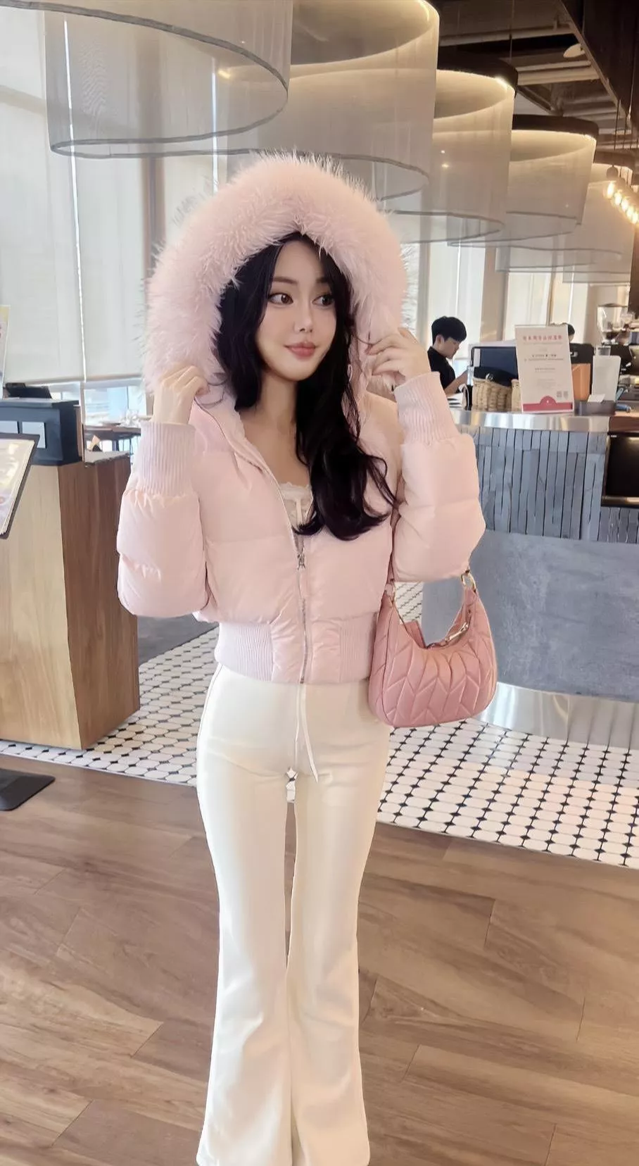 Pink Cloud Down Jacket 粉雲羽絨外套