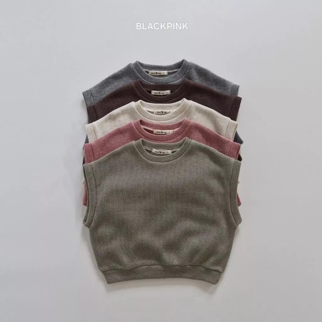 25P 韓國代購Blackpink中性輕羽絨滾邊背心