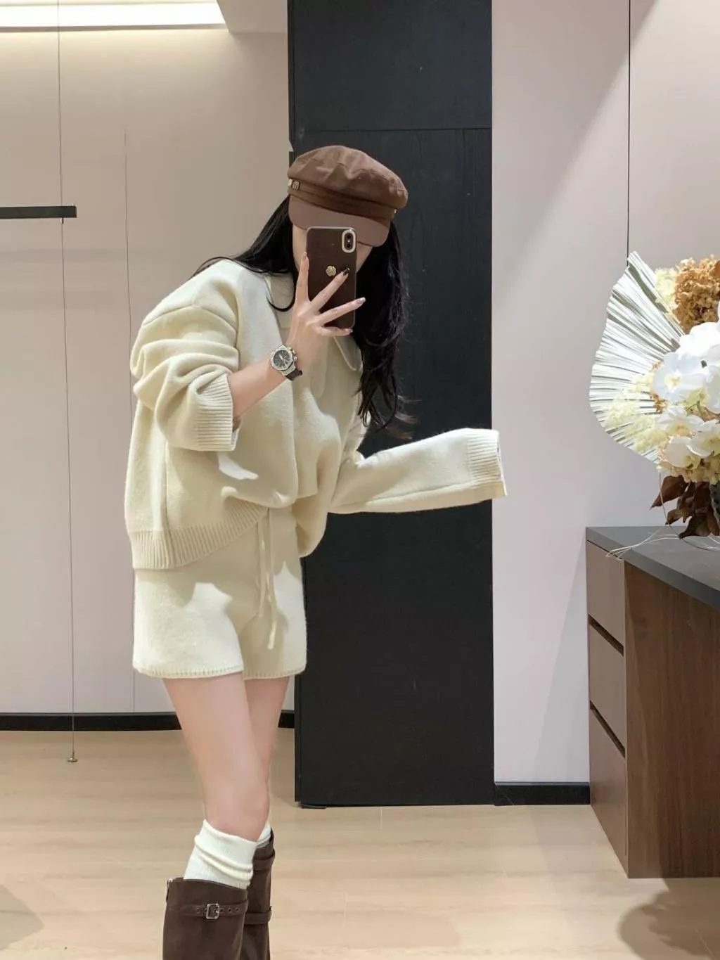 25K小領POLO毛衣 Bonheur 套装