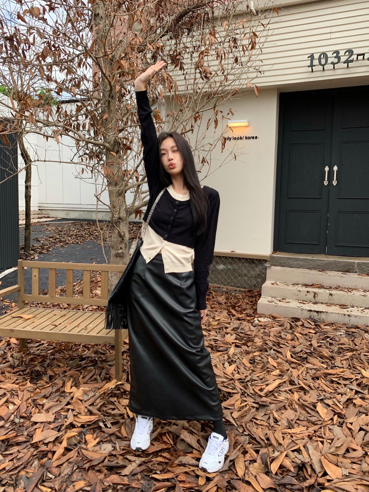 丨NNcomtw丨韓妞這樣穿·假兩件拼接上衣🇰🇷