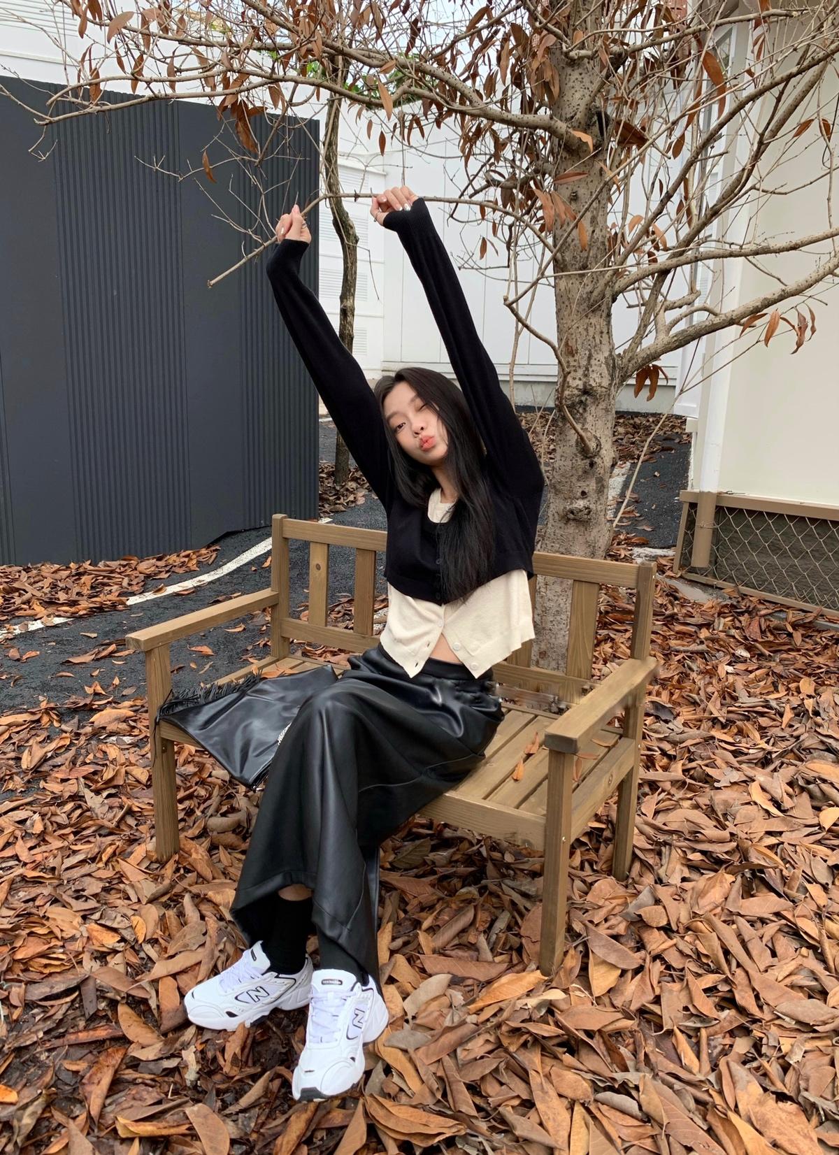丨NNcomtw丨韓妞這樣穿·假兩件拼接上衣🇰🇷