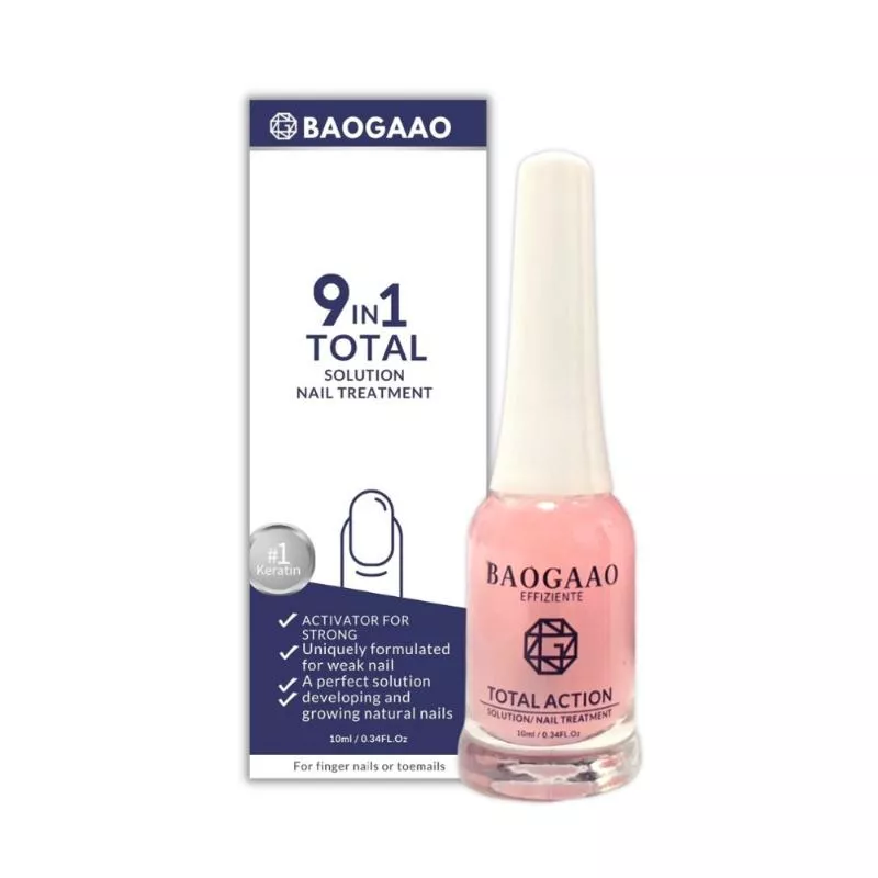 德國 BAOGAAO 全方位9合1專業 護甲液/含有8種珍貴精油 指緣油(5ml)