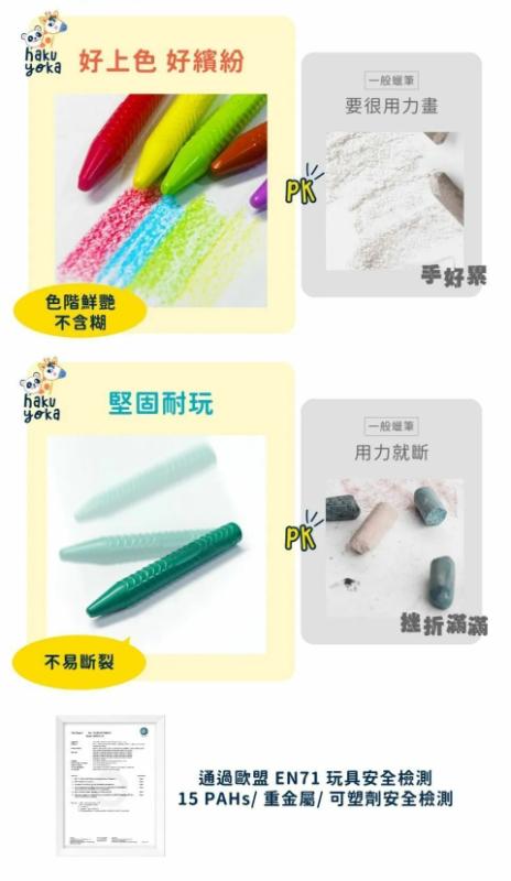 德國Haku Yoka 迷你著色捲紙(附蠟筆)