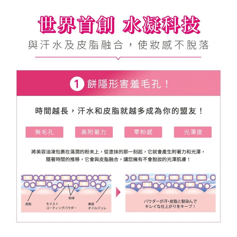 明色 MOIST LABO系列 零粉感粉餅 SPF34 PA+++ (9g) 白皙透亮/自然 2款任選