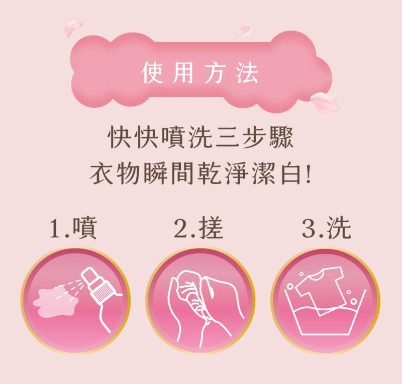 清淨海 櫻花7+ 衣物去漬噴霧(60g)