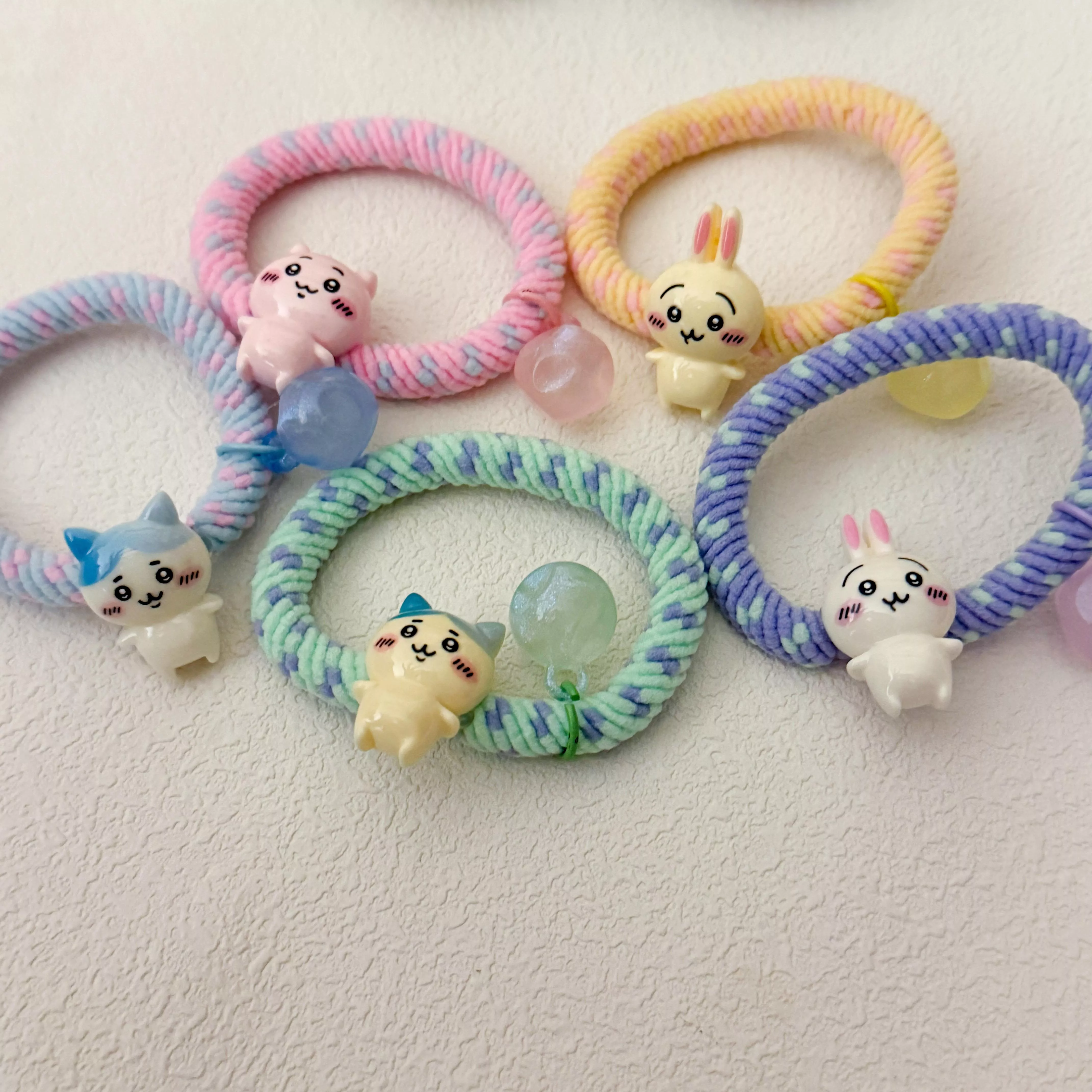 童話小動物糖果彈力髮圈 HA005