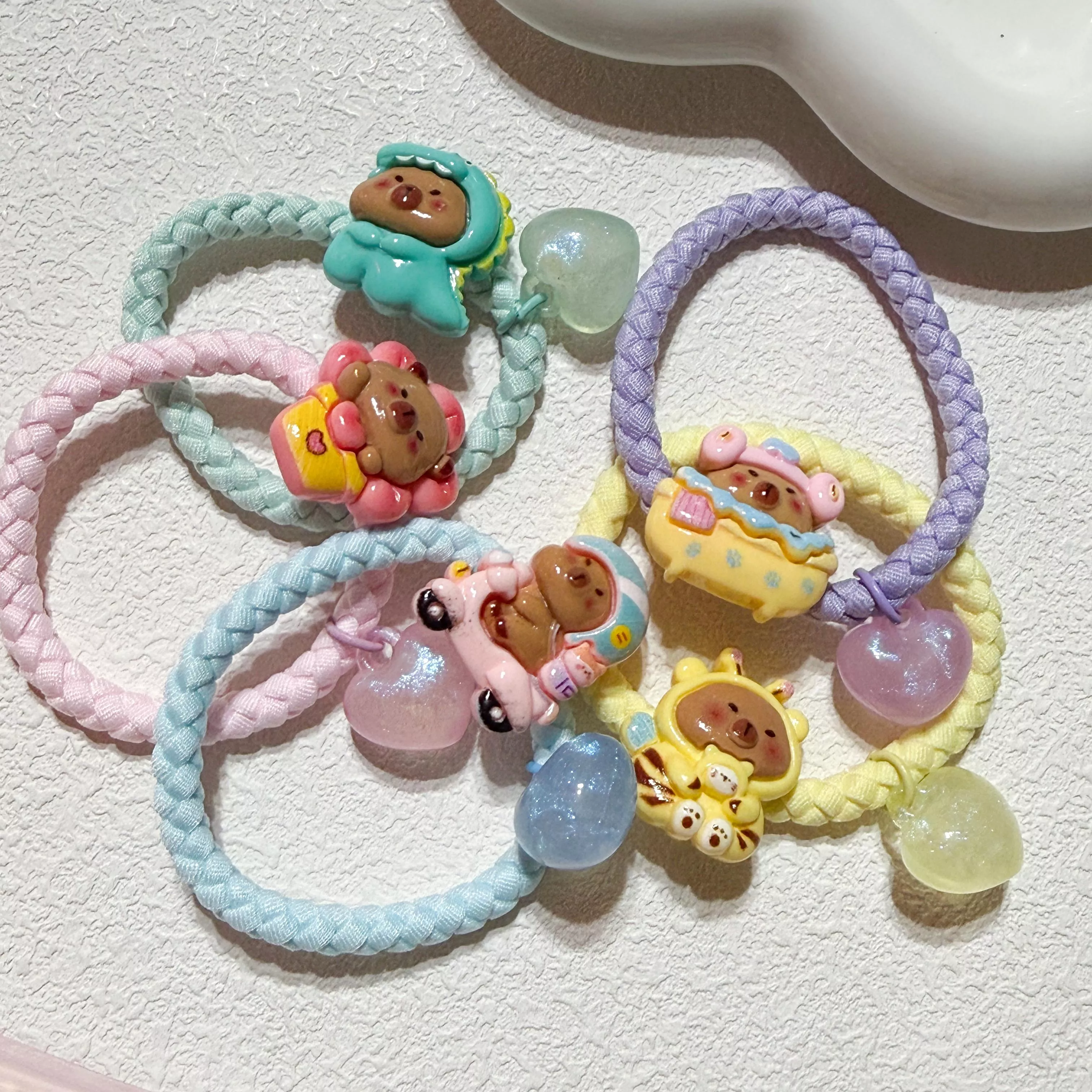 【卡皮巴拉變裝秀】夢幻編織髮圈 HA006