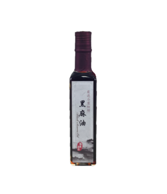 冷壓傳統黑麻油 250ml