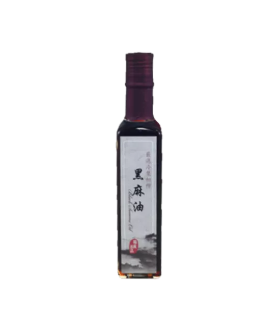 冷壓傳統黑麻油 250ml