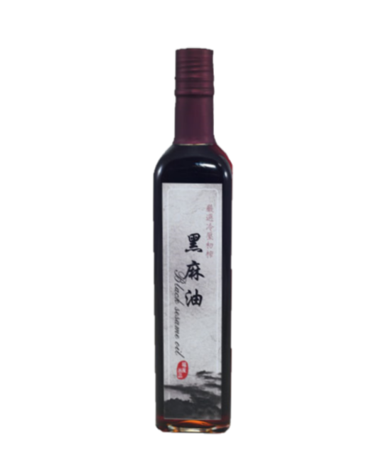 冷壓傳統黑麻油 500ml