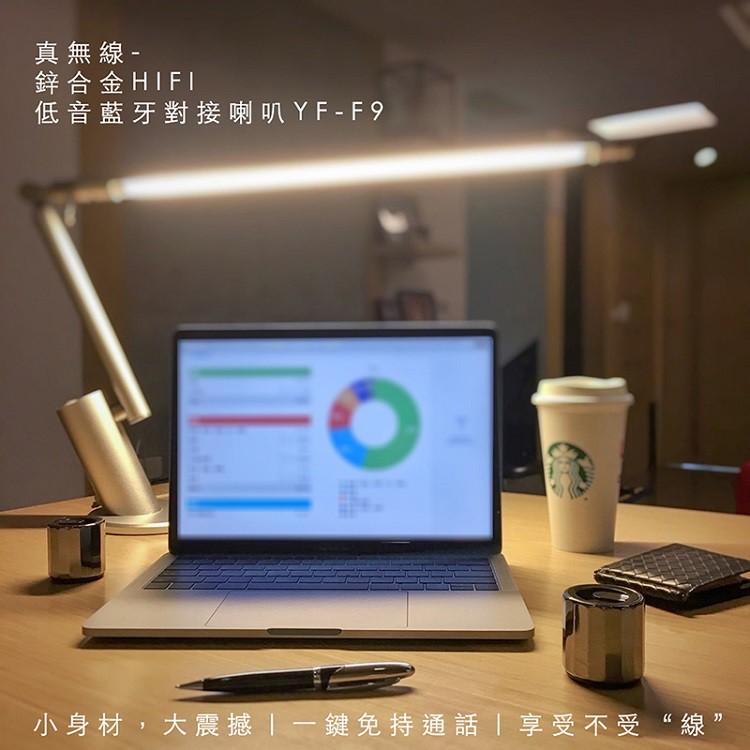 Youngfly 真無線鋅合金HiFi藍牙喇叭YF-F9 磁吸充電 雙聲道喇叭 外出 喇叭隨身攜帶 雙喇叭