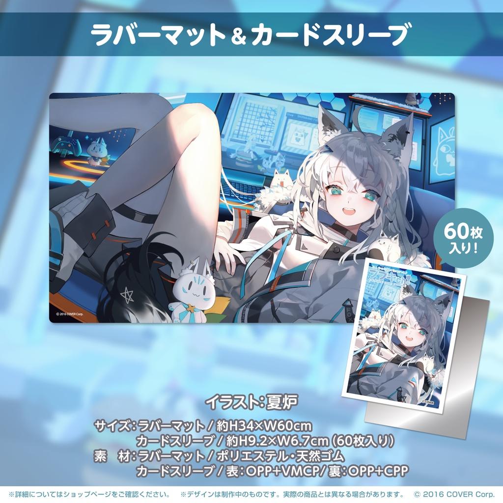 現貨Hololive 白上フブキ白上吹雪4周年紀念卡套卡盒桌墊| 錢錢