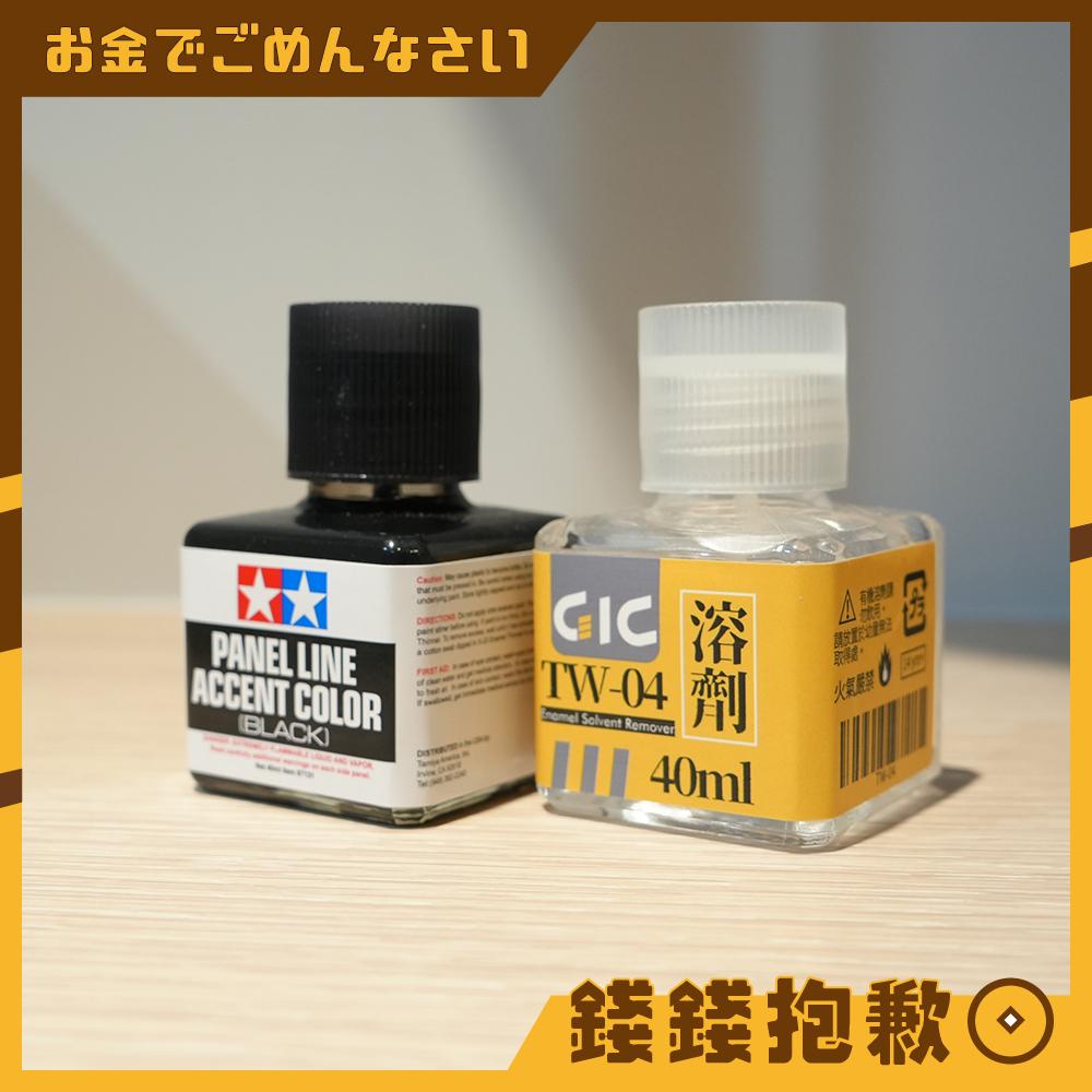 現貨 TAMIYA 田宮 墨線液 / GIC TW04 珐瑯漆 墨線 去除劑 40ml TW-04