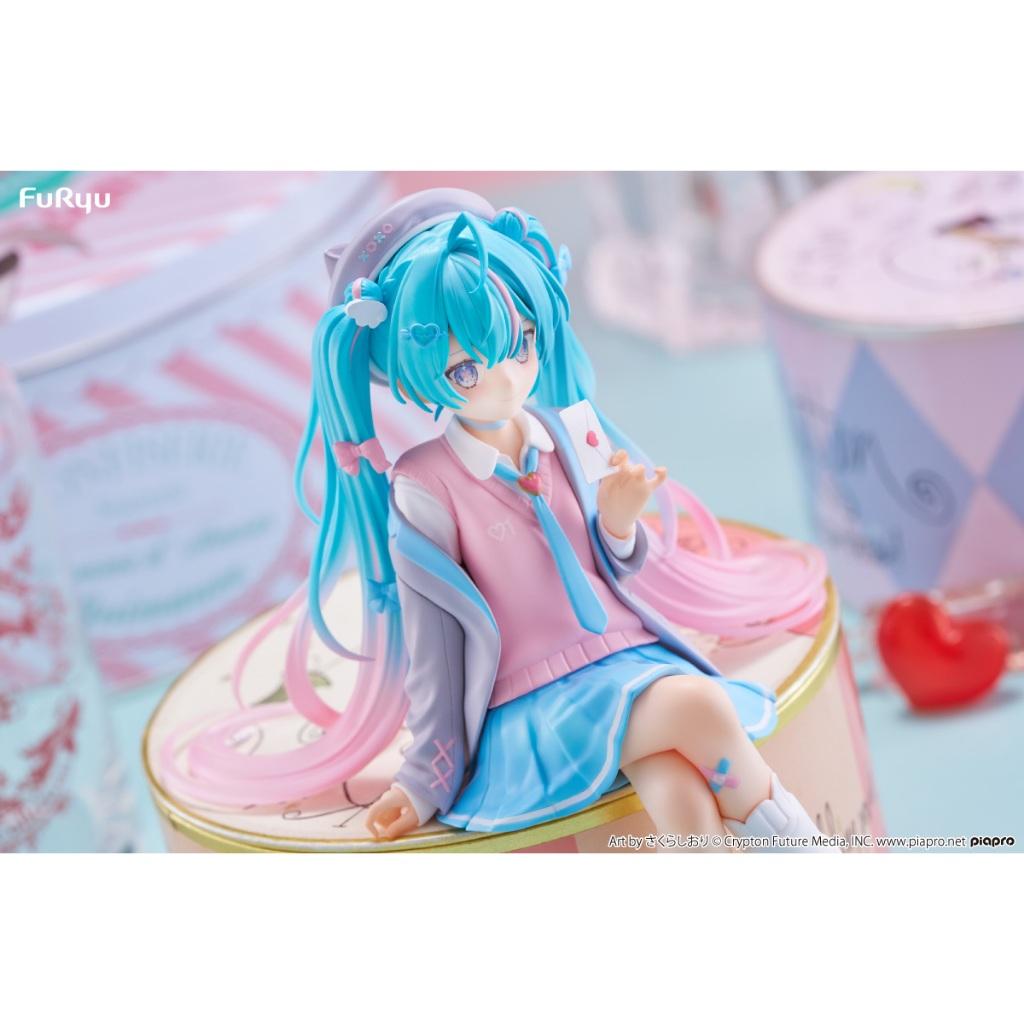 現貨 景品 FuRyu 初音未來 初音 戀愛西裝 泡麵蓋 公仔