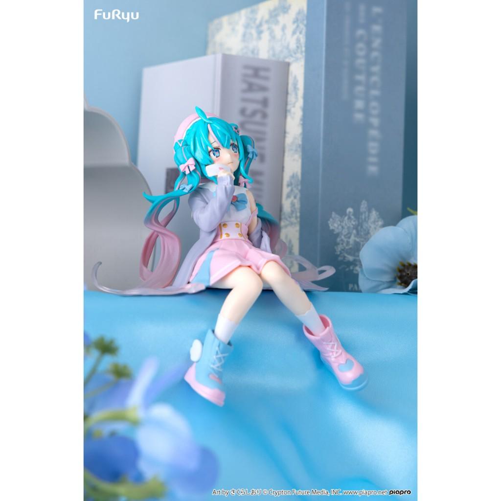 現貨 景品 FuRyu 初音未來 初音 戀愛水手服 灰 泡麵蓋 公仔