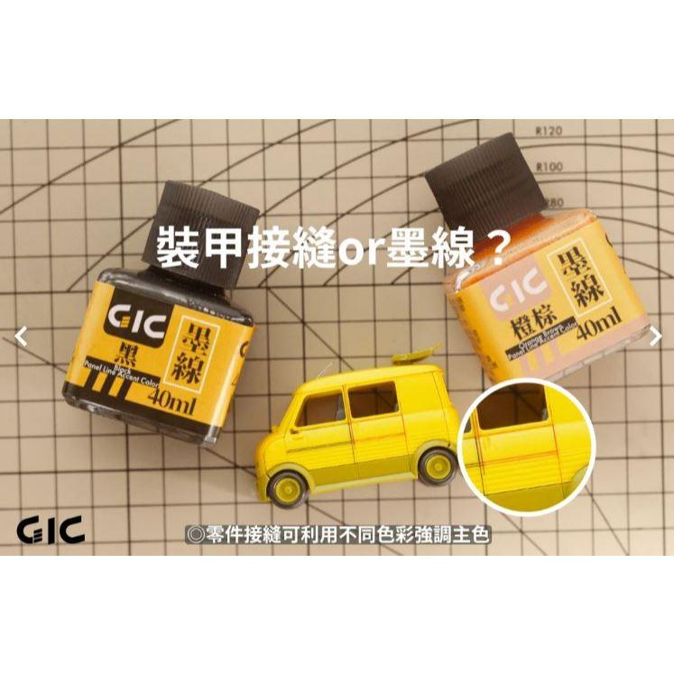 現貨 GIC-模型專用 TW-01BL 水性 墨線液