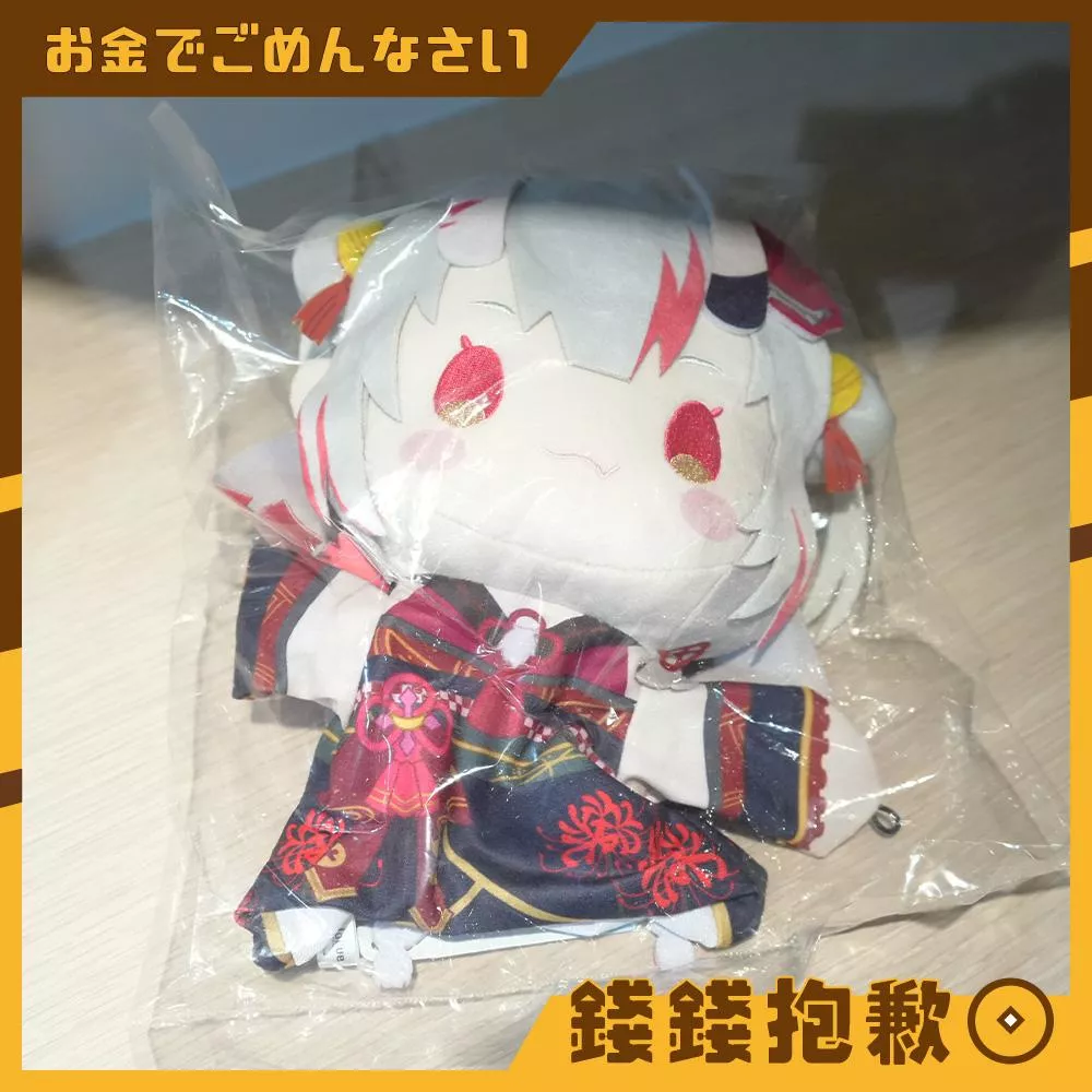 現貨 Hololive 百鬼綾目 百鬼あやめ 娃娃 布偶 手偶