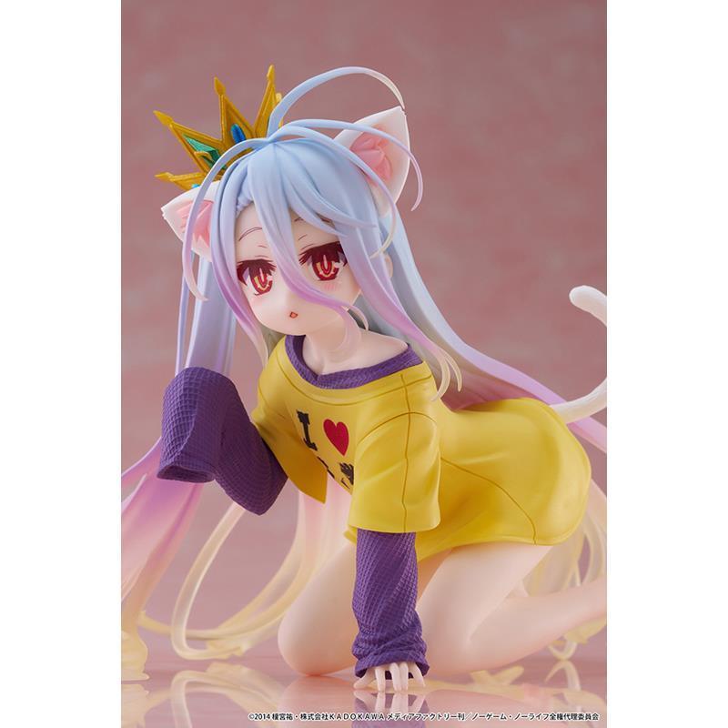 現貨 TAITO 景品 遊戲人生 Desktop Cute 白 猫耳T恤ver