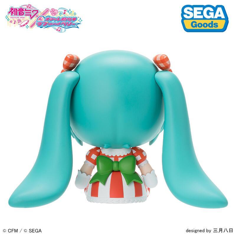 預購11月『免訂金』SEGA 初音未來×時尚魔女 ふわぷち 可換表情 Q版掌上坐姿公仔 可愛草莓 0428