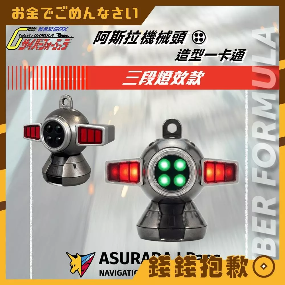 預購12月『免訂金』DA13 閃電霹靂車 GPX 阿斯拉機械頭造型一卡通 三段燈效款(鐵灰銀色) 0304