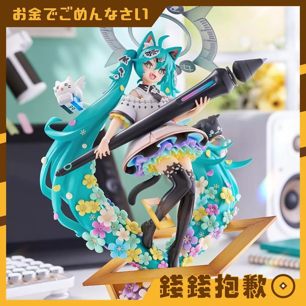 【錢錢抱歉】預購10月 spiritale 初音未來 X 齋藤直葵 繪畫進行時Ver 1/7 0228