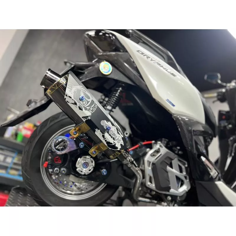 【SRZ 章魚】280黑金鈦砲管 可加購防燙蓋