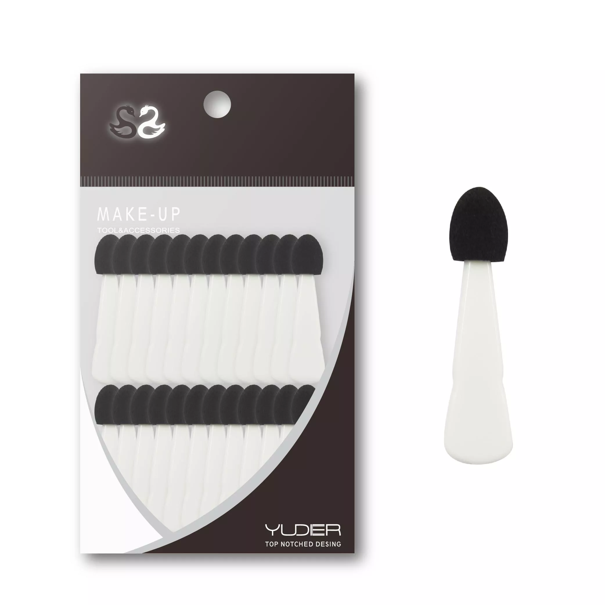 P62 單頭眼影棒(黑乳膠) (24入)