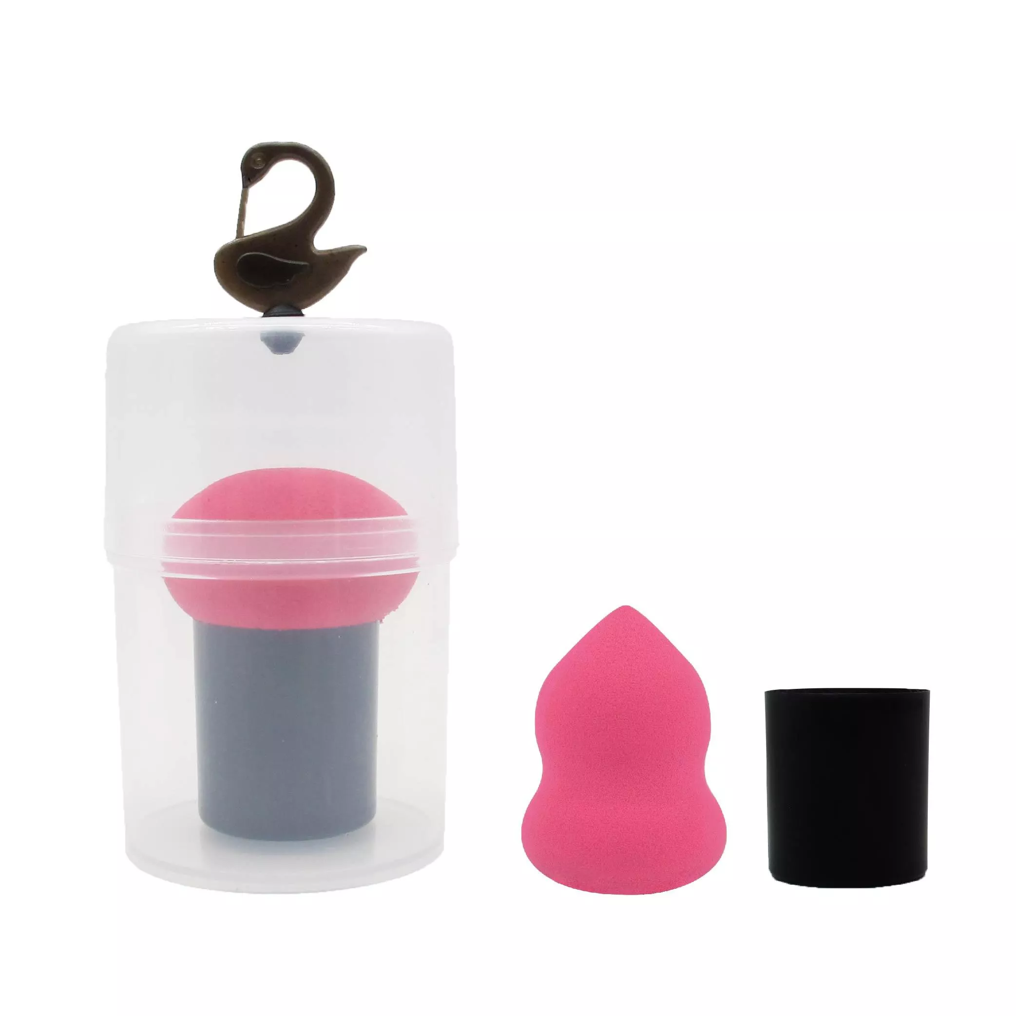 P128 美妝蛋&握柄 (附透明收納殼)