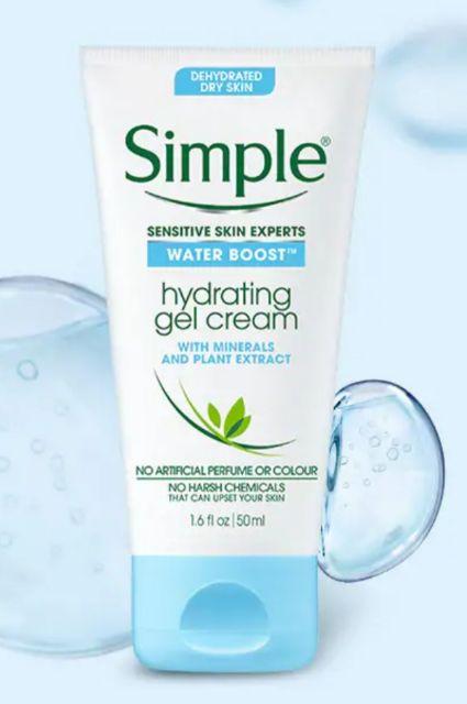 清妍極致補水臉部修護凝乳 Simple Water Boost Hydrating Gel Cream50ml