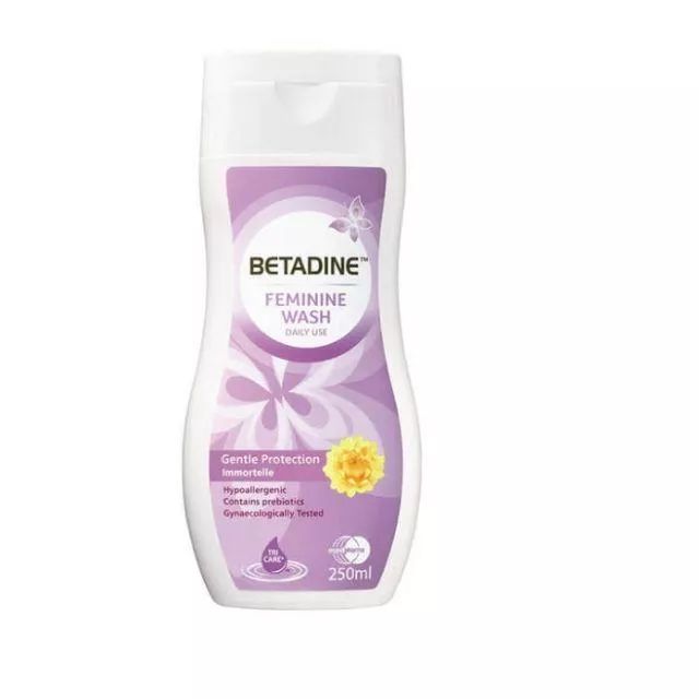 必達淨女性私處 潔裕露 （温和滋潤）Betadine Feminine Wash 250ml