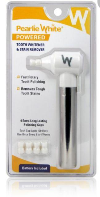 電動牙齒亮白儀Pearlie White Powered Tooth Whitener &amp; Stain Remover